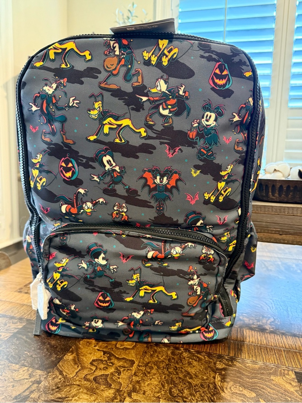 Disney Parks Halloween Character Printed Full-Size Backpack